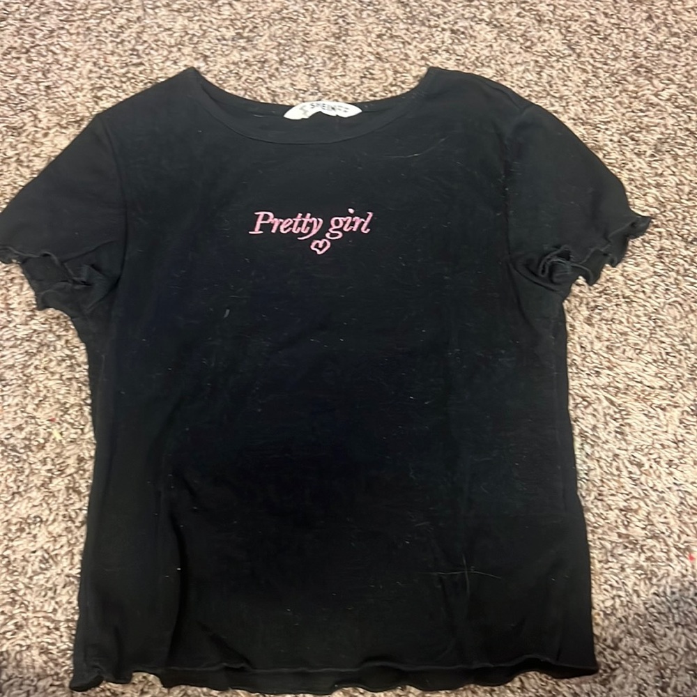 Pretty girl small shirt